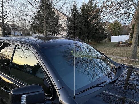 21 Inch Stainless Chrome Antenna MAST for Chevrolet Silverado Pickup 1999-2026 in Kuwait