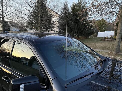21 Inch Stainless Chrome Antenna MAST for Chevrolet Silverado Pickup 1999-2026 in Kuwait