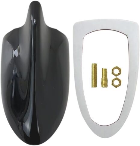 Car Shark Fin Antenna with Fittings, Roof Radio AM/FM Signal Radio Aerial for Hyundai Tucson 2005-2019 - Black in Kuwait