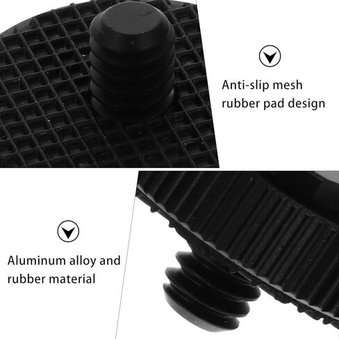 VALICLUD 3pcs 1/4 Inch Hot Shoe Mount Adapter Set Metal Flash Shoe Bracket with Tripod Screw for DSLR Camera Lighting and Photography Accessories in Kuwait