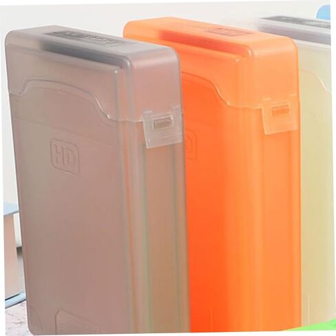 VALICLUD 5pcs 2.5-inch Hard Disk Storage Boxes Plastic Hard Drive Protective Cases with Multiple Colors for Home and Office HDD Organization and Safe Storage in Kuwait