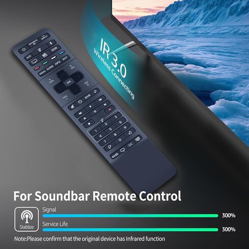 Replacement for Bose Hi-Fi Soundtouch 300 Sound Bar Remote Controller New, Part Number 755001-0030 in Kuwait
