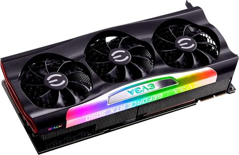 EVGA Geforce RTX 3090 Ftw3 Ultra Gaming، 24G-P5-3987-Kr، 24 جيجا بايت Gddr6X، تقنية Icx3، Argb Led، لوحة خلفية معدنية in Kuwait
