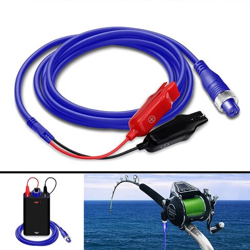 BatPower 18FT FKC55B Electric Reel Power Cord for Banax Kaigen 7000 7000CP 1500 1500TM 500 500TM 300 300C 150 Series Electric Reels - (5.5M) in Kuwait