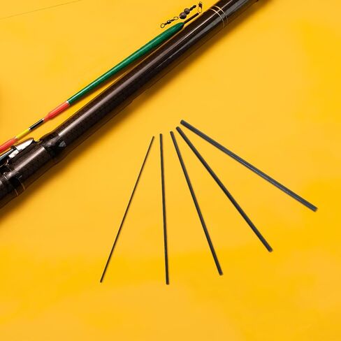 UPKOCH 5pcs Carbon Fiber Fishing Rod Repair Kit for Fly Fishing Replacement Tips and Lightweight for and Use in Kuwait