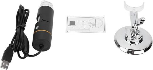300,000 Pixels Digital Microscope, USB HD 1000X PCB Magnifier with 8 Led Lights and Microscope Stand in Kuwait