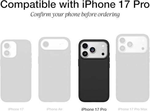 OtterBox iPhone 17 Pro (Only) Bundle: Symmetry Series+ Case & Screen Protector, Opal Prism (Clear/Multicolor) Snaps to MagSafe, Ultra-Sleek, Raised Edges Protect Camera & Screen, Non-Retail Packaging in Saudi Arabia