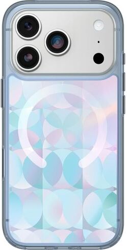 OtterBox iPhone 17 Pro (Only) Bundle: Symmetry Series+ Case & Screen Protector, Opal Prism (Clear/Multicolor) Snaps to MagSafe, Ultra-Sleek, Raised Edges Protect Camera & Screen, Non-Retail Packaging in Saudi Arabia
