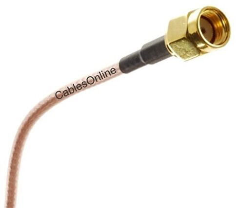 CablesOnline، كابل RP-SMA ذكر بطول 1 قدم إلى أنثى حاجز من النوع N 50 أوم RG316 كابل محوري منخفض الخسارة in Kuwait