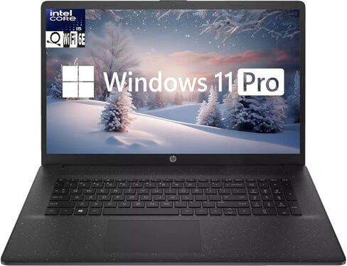 كمبيوتر محمول HP للأعمال مقاس 17.3 بوصة HD+، معالج Intel Core i5-1334U من الجيل الثالث عشر، ذاكرة الوصول العشوائي 8 جيجابايت، 512 جيجابايت PCIe SSD، بلوتوث 5.3، لوحة مفاتيح كاملة الحجم، Wi-Fi 6، HDMI، Windows 11 Pro، أسود in Kuwait