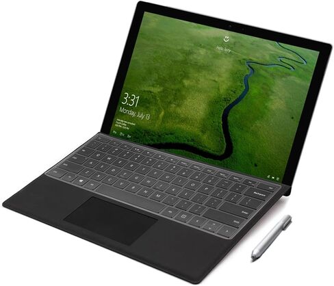 غطاء لوحة مفاتيح شفاف رفيع للغاية لجهاز Microsoft Surface Pro 7 و2015+ لوحة مفاتيح Microsoft Surface Pro 4/5/6، تصميم أمريكي in Kuwait