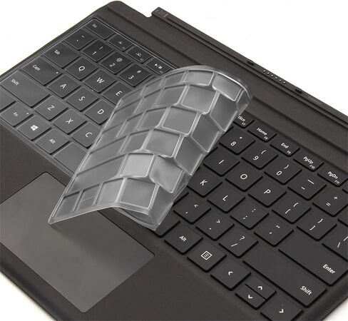 غطاء لوحة مفاتيح شفاف رفيع للغاية لجهاز Microsoft Surface Pro 7 و2015+ لوحة مفاتيح Microsoft Surface Pro 4/5/6، تصميم أمريكي in Kuwait