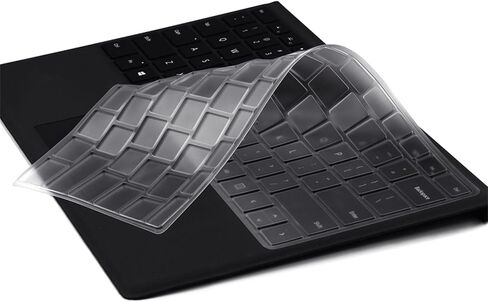 غطاء لوحة مفاتيح شفاف رفيع للغاية لجهاز Microsoft Surface Pro 7 و2015+ لوحة مفاتيح Microsoft Surface Pro 4/5/6، تصميم أمريكي in Kuwait