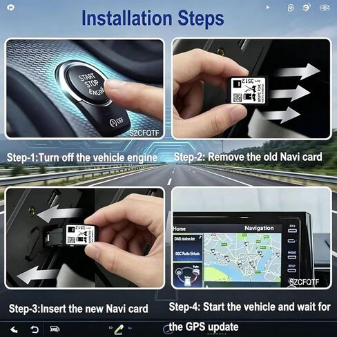 2025 2026 تحديث ذاكرة بطاقة SD للملاحة أحدث خريطة لـ 2019-2023 GM وBuick وCadillac وChevrolet وGMC و8571 3512 USA/CAN/MEX - خدمة ما بعد البيع لمدة 10 سنوات in Kuwait