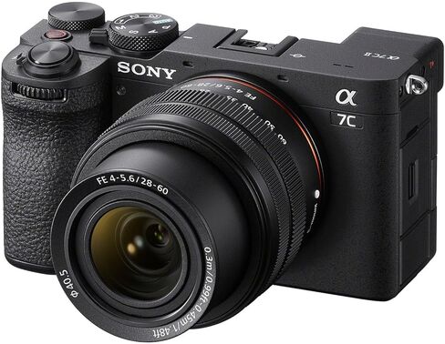 كاميرا Sony a7C II بدون مرآة مع عدسة 28-60 مم وE 55-210 مم f/4.5-6.3 OSS + ذاكرة 256 جيجابايت + بطارية إضافية + حقيبة كاميرا + حامل ثلاثي + المزيد (حزمة 32 قطعة) in Kuwait