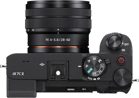 كاميرا Sony a7C II بدون مرآة مع عدسة 28-60 مم وE 55-210 مم f/4.5-6.3 OSS + ذاكرة 256 جيجابايت + بطارية إضافية + حقيبة كاميرا + حامل ثلاثي + المزيد (حزمة 32 قطعة) in Kuwait