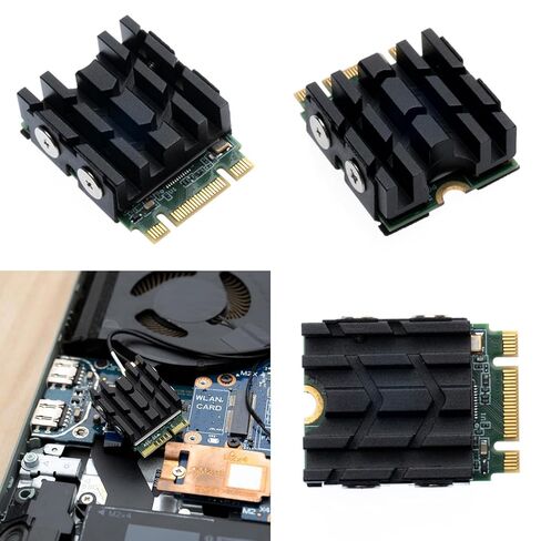 Heat Sink 2230 States Disk Air Circulation Coolers Heatsink Fan Radiators Heat Dissipation Pad for Desktop Laptop Cooling in Kuwait