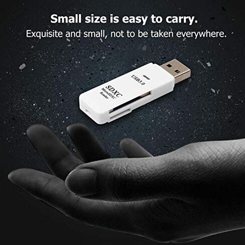 USB3.0 2 في 1 محول قارئ بطاقات OTG لـ SD TF لبطاقة ذاكرة Micro SD مع مؤشر LED للكمبيوتر الشخصي والكمبيوتر المحمول in Kuwait