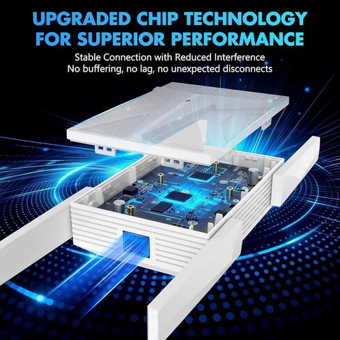 معزز إشارة موسع AX1800 WiFi 6 للمنزل، مكرر نطاق WiFi مزدوج النطاق مكرر الإنترنت يغطي ما يصل إلى 10000 قدم مربع و55 جهازًا، معزز WiFi لاسلكي مع منفذ جيجابت، وضع AP، إعداد بنقرة واحدة in Kuwait