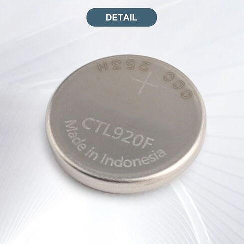 بطارية CTL920F الأصلية القابلة لإعادة الشحن بالطاقة الشمسية بقدرة 5.5 مللي أمبير/2.3 فولت لساعة Casio Edifice/Solar Waveceptor - متوافقة مع النماذج التي تعمل بالطاقة الشمسية in Kuwait