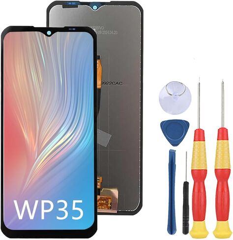 شاشة LCD متوافقة مع قطع غيار إصلاح مجموعة شاشة LCD تعمل باللمس Oukitel WP35 مع الأدوات. in Kuwait