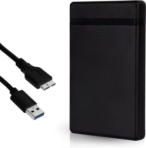 محرك الأقراص الصلبة الخارجي للألعاب المحمول سعة 1 تيرابايت، ومحرك أقراص USB 3.0 HDD للتخزين ومحرك النسخ الاحتياطي لأجهزة الكمبيوتر المحمول وسطح المكتب وMac - محرك توسيع التخزين المتوافق مع وحدات التحكم بالألعاب وPS4 وPS5 - أسود in Kuwait