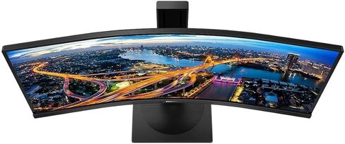 فيليبس 346B1C شاشة منحنية فائقة الاتساع مقاس 34 بوصة، وشاشة UltraWide QHD 2K، ومنفذ USB-C ومفتاح KVM مدمج in Kuwait