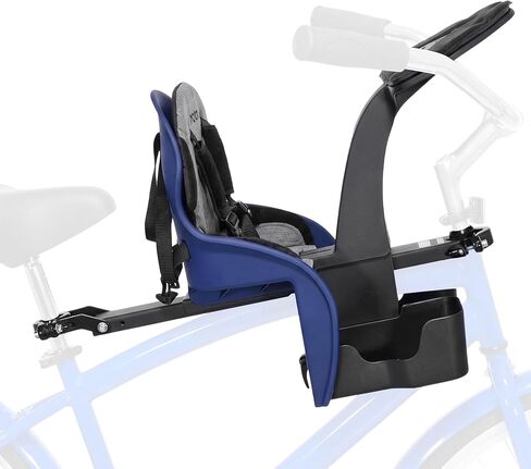 KaZAM Front-Mounted Child Bike Seat – Kangaroo & Wallaby Models with Padded Front Bumper/Dashboard, 5-Point Harness & Adjustable Footrests for Family Biking Adventures in Saudi Arabia