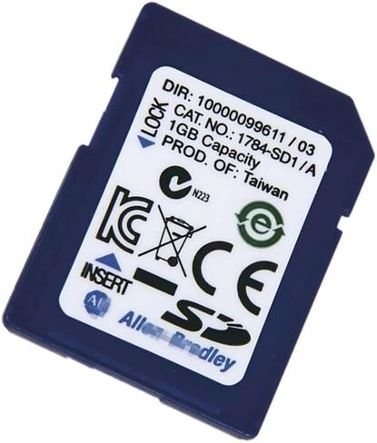 بطاقة ذاكرة رقمية آمنة 1784-SD1 لـ A B PLC - بطاقة SD صناعية سعة 1 جيجابايت، بطاقة ذاكرة رقمية 1784-SD1 سعة 1 جيجابايت، قطعة واحدة in Kuwait