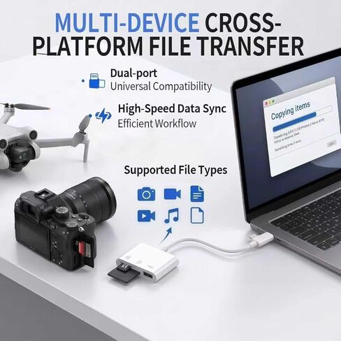 عبوتان من بطاقة Micro SD بسعة 128 جيجابايت مع قارئ 3 في 1 من النوع C، وبطاقة TF U3 V30 عالية التحمل لكاميرا Dash Cam، Wyze، Blink، كاميرا الأمان، وضع Tesla Sentry، تشغيل الفيديو والهاتف بدقة 4K لهاتف iPhone 15/16 Android in Kuwait