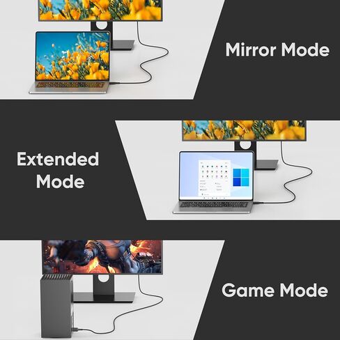8K HDMI Cable 5-Pack 6FT, HDMI 2.1 Cord 48Gbps Ultra High Speed Braided Cable, Supports 8K@60Hz & 4K@240Hz/165/144Hz, HDR, eARC, VRR, Compatible with PS4/PS5, Xbox Series X, Switch, PC, Monitor in Saudi Arabia