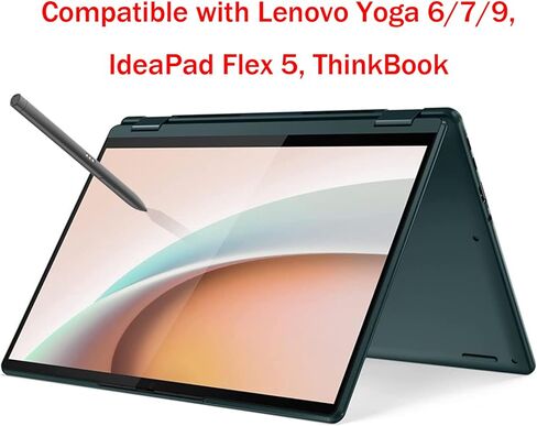 قلم رقمي نحيف لقلم Lenovo الرقمي 2، قلم بديل نحيف قابل لإعادة الشحن DigitalPen 2 متوافق مع Lenovo Yoga 6 لليوجا 7/9، IdeaPad Flex 5، ThinkBook in Kuwait