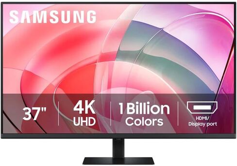 شاشة سامسونج 37 بوصة فيو فينيتي S70D 4K UHD، 60 هرتز، وقت الاستجابة 5 مللي ثانية، أسود، LS37D704EANXZA (متجدد) in Kuwait