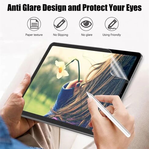 عبوتان من واقي شاشة Paperfeel لجهاز Lenovo Idea Tab 11 بوصة، طبقة واقية ورقية مع مضاد للوهج وفيلم رسم وحماية من الخدش in Saudi Arabia