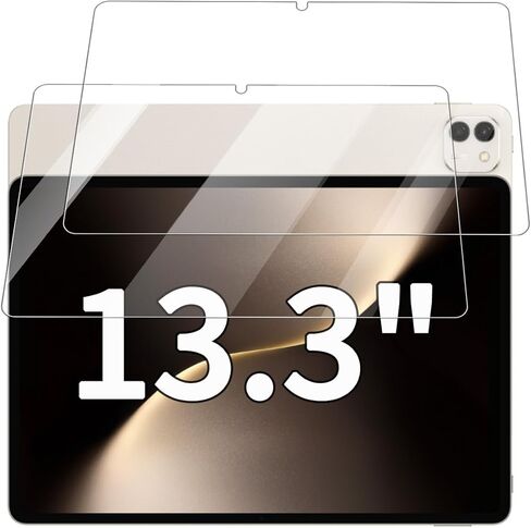 واقي شاشة لجهاز Honor Magic Pad 3/3 Pro Android 15 Tablet 13.3 بوصة، طبقة من الزجاج المقوى 9H لجهاز MagicPad3/MagicPad 3 Pro، سهل التركيب، بدون فقاعات، عبوتان in Kuwait