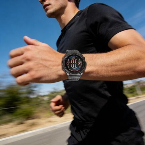 سوار Dhwazz لـ Fenix ​​8 51 مم / 7X / 6X Pro / 5X Plus للرجال، 26 مم حزام من الفولاذ المقاوم للصدأ سريع التركيب، أربطة مغناطيسية ميلانو متينة لـ Garmin Instinct 3 50 مم / Epix Pro (الجيل 2) 51 مم in Kuwait