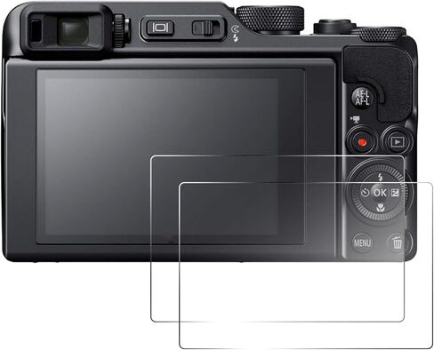 قطعتان من واقي الشاشة متوافق مع كاميرا Nikon Coolpix A1000، طبقة من الزجاج المقوى الشفاف بصلابة 9H للمصورين، مضادة للخدش وبصمات الأصابع in Kuwait