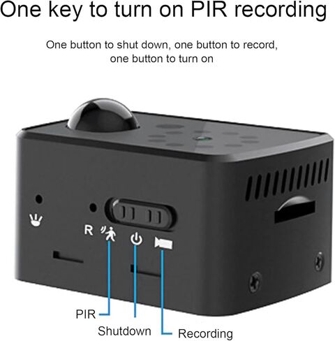 MD20 E 1080P Mini Camera with PIR Detection, 120° Wide Angle, 30 Days Extra Standby for Home Security in Kuwait