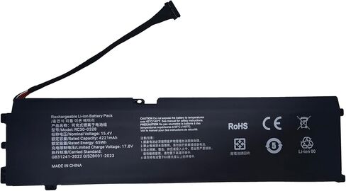RC30-0328 استبدال بطارية الكمبيوتر المحمول لـ Razer Blade 15 Base 2020/2021 RZ09-0328X RZ09-03289 RZ09-03287 RZ09-03286 RZ09-0369 RZ09-03287E22 RZ09-0328 [15.4 65 وات] in Kuwait