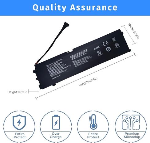 RC30-0328 استبدال بطارية الكمبيوتر المحمول لـ Razer Blade 15 Base 2020/2021 RZ09-0328X RZ09-03289 RZ09-03287 RZ09-03286 RZ09-0369 RZ09-03287E22 RZ09-0328 [15.4 65 وات] in Kuwait