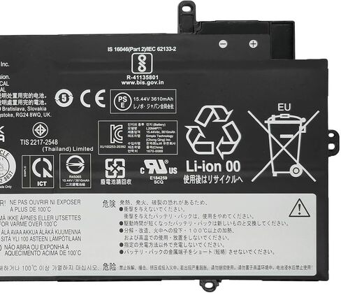 بطارية L20M4P71 57Wh بديلة لجهاز Lenovo ThinkPad X1 Carbon 9th 10th 11th Gen / X1 Yoga 6th 7th 8th Gen Series SB10T83216 5B10W13973 SB11M89857 5B11M90056 L20L4P71 L20C4P71 L20D4P71 15.44 فولت in Kuwait