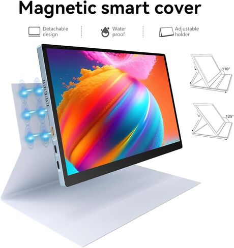 شاشة عرض محمولة تعمل باللمس مقاس 10.5 بوصة OLED 2.5K، DCI-P3 بنسبة 100%، لمحول Windows Android in Kuwait