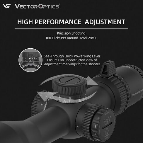 ناقلات البصريات Veyron Genii HD 4-16x44mm 30mm أنبوب الأشعة تحت الحمراء التكتيكية المستوى البؤري الأول Riflescope، شبكاني ميل مضيئة، قفل البرج، التركيز الجانبي لبنادق الهواء المدمجة والأسلحة النارية خفيفة الوزن، SCFF-73 in Kuwait