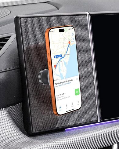 حامل هاتف مغناطيسي لهاتف Hyundai Ioniq 5 2022-2025/5 N & Sonata Kona 2024-2025 & Ioniq 9 لوحة القيادة المعدنية، متوافق مع MagSafe iPhone 17 16 15 14 13 12 Pro Max Plus Mini in Kuwait
