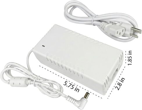 محول طاقة 54 فولت تيار متردد/تيار مستمر لـ Ubiquiti UniFi متوافق مع شبكات Ubiquiti UniFi XG 6 PoE US-XG-6POE USW-Ultra-210W 6 8 منافذ تبديل ADS-210NX-48-1 540210E ADS-210NX-48-1540210E (أبيض) in Kuwait