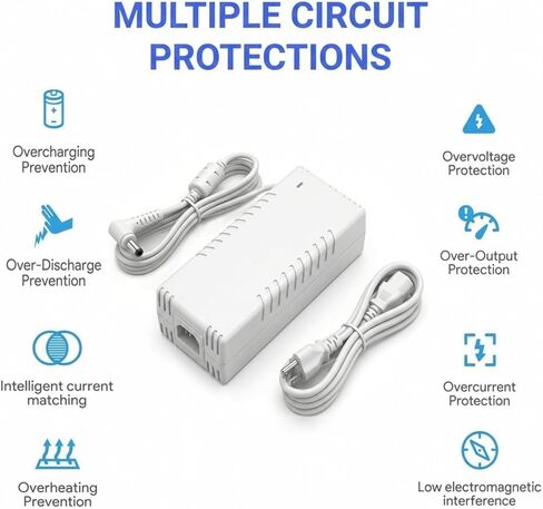 محول طاقة 54 فولت تيار متردد/تيار مستمر لـ Ubiquiti UniFi متوافق مع شبكات Ubiquiti UniFi XG 6 PoE US-XG-6POE USW-Ultra-210W 6 8 منافذ تبديل ADS-210NX-48-1 540210E ADS-210NX-48-1540210E (أبيض) in Kuwait