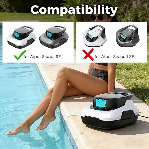 12.6V Charger for Aiper Scuba SE 10.8V Li-ion Battery Automatic Pool Vacuum Robot Power Cord for Aiper Replacement Parts Smart Pool Cleaner Robot Charger in Kuwait