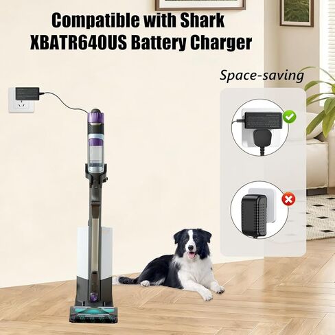شاحن بطارية 26 فولت لبطارية Shark XBATR640US 21.6 فولت، بديل لبطارية Shark XBATR640US سلك شحن مزود الطاقة in Kuwait