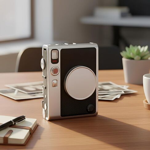 غطاء العدسة Instax Evo متوافق مع كاميرا Fuji Instax Mini Evo، غطاء واقٍ من سبائك الألومنيوم مع جزء داخلي متدفق، لون فضي لمنع الغبار والخدوش in Kuwait