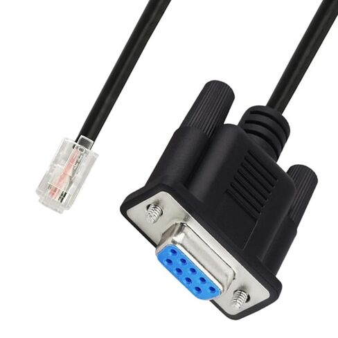180CM 180CM RS232 DB9pin to RJ9 4P4C Console Cable for Seamlessly Networking Integration for Routers Switches Networking Wire in Kuwait